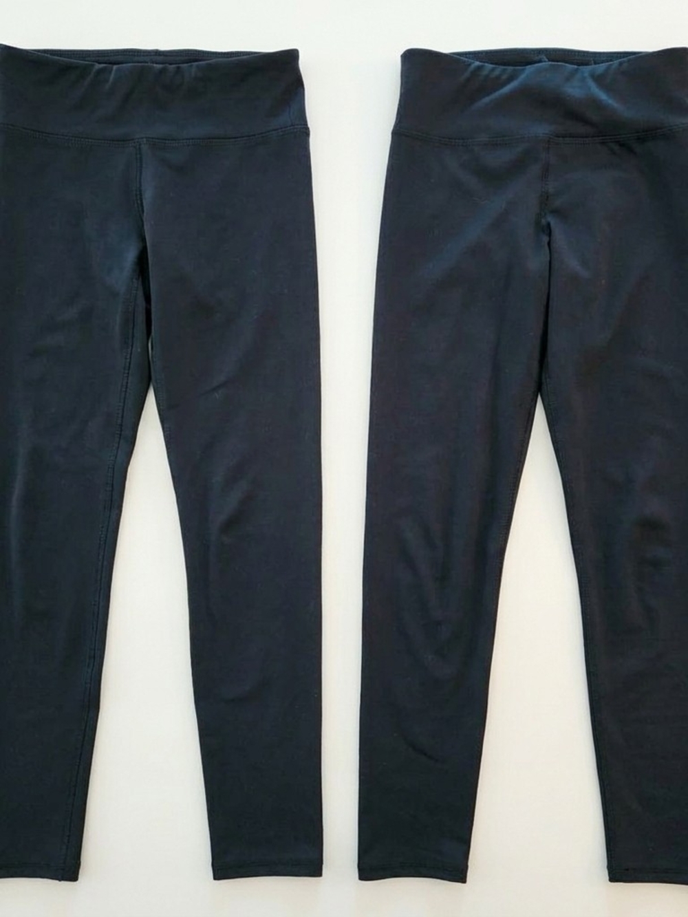 Lot of 2 Girls Old Navy Active Powerpress Mid Rise Leggings Black Size M (8)